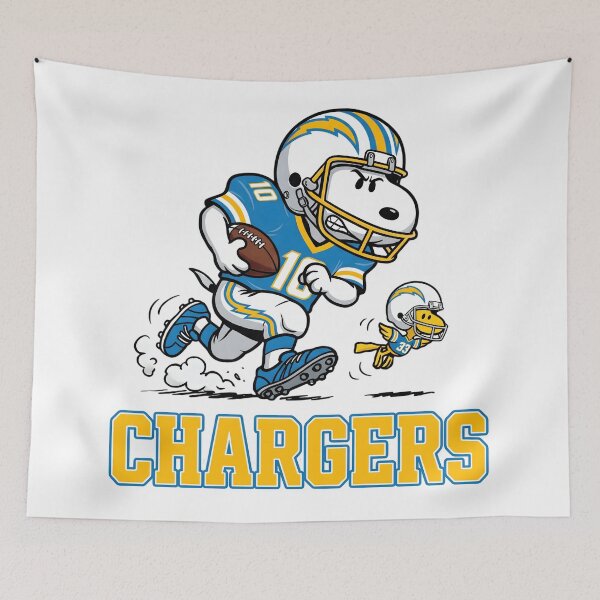 Item preview, Snoopy And Woodstock Los Angeles Football Action Fan designed and sold by DamianRoy88.