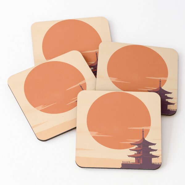 Item preview, Pagoda at Dusk designed and sold by Viviglow.