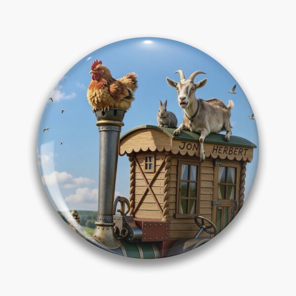 Item preview, Whimsical Country Steam Engine designed and sold by Jonsmartdesigns.