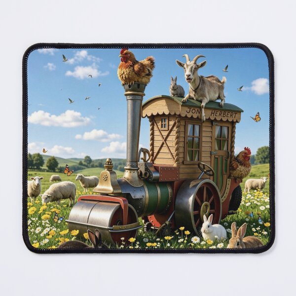 Item preview, Whimsical Country Steam Engine designed and sold by Jonsmartdesigns.