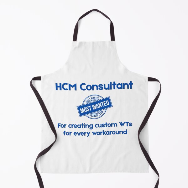 Item preview, HCM Consultant Most Wanted - Funny SAP Gift designed and sold by HypercareClub.