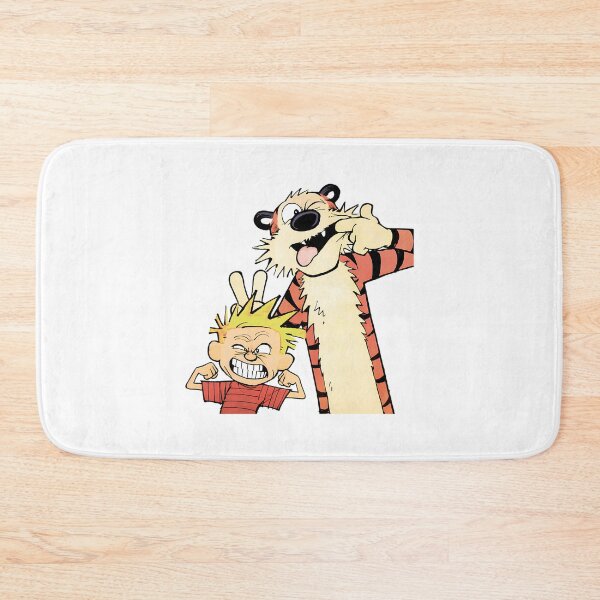 Item preview, Funny Blonde Boy And Tiger Best Friends Making Silly Faces Illustration designed and sold by YeppiStudio.