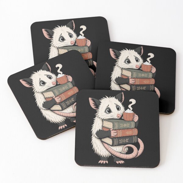 Item preview, Anxious Opossum Book Club Librarian designed and sold by Fun2Fentastic.