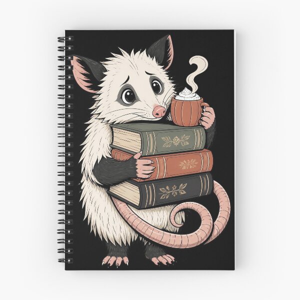 Item preview, Anxious Opossum Book Club Librarian designed and sold by Fun2Fentastic.