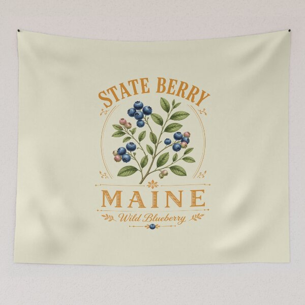 Item preview, Blueberry ME Regional Pride designed and sold by taiche.