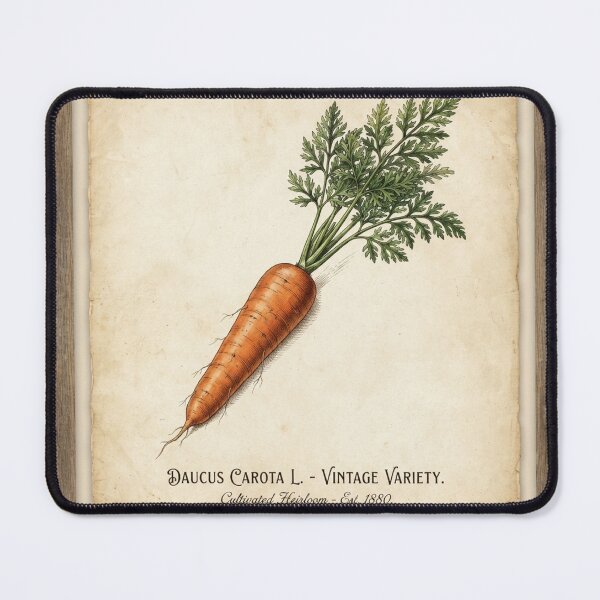 Item preview, Carrot in vintage style designed and sold by KRIDD-DESIGN.