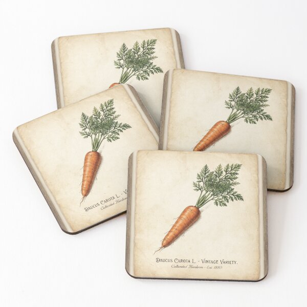 Item preview, Carrot in vintage style designed and sold by KRIDD-DESIGN.
