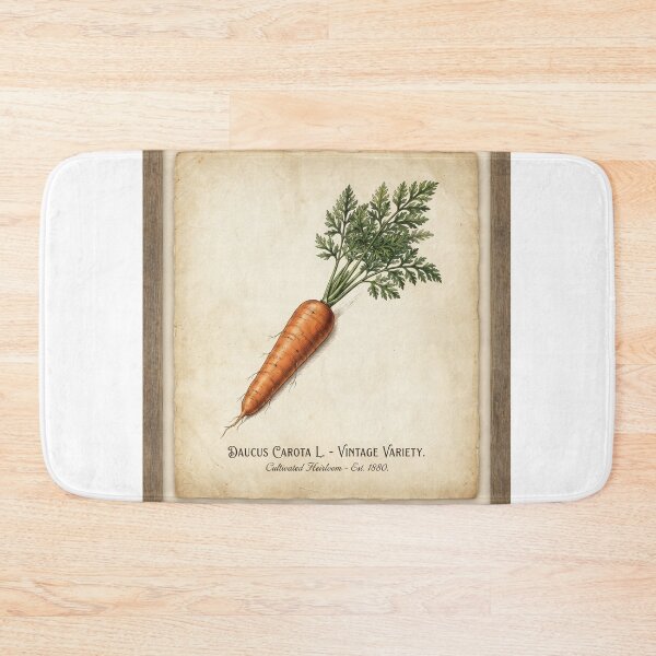 Item preview, Carrot in vintage style designed and sold by KRIDD-DESIGN.