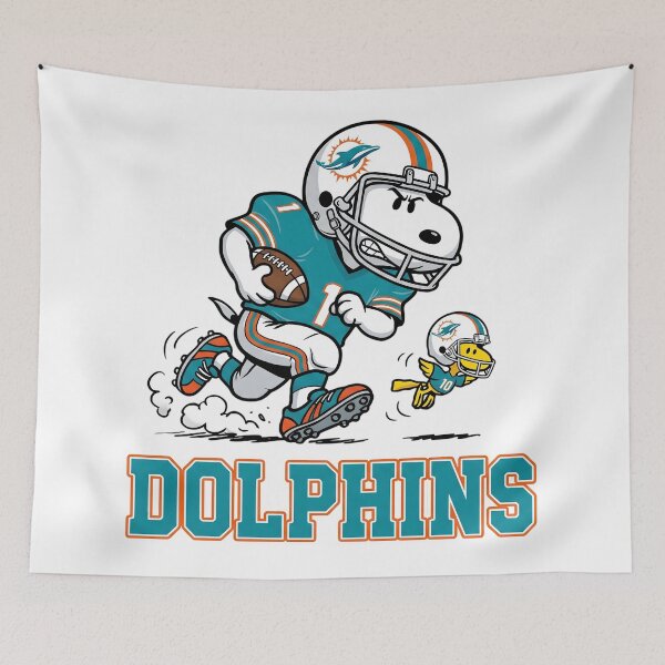 Item preview, Snoopy And Woodstock Miami Football Action Fan designed and sold by DamianRoy88.