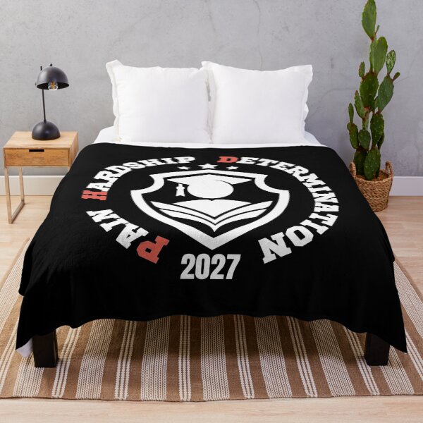 Item preview, Class of 2027 Funny PhD Graduation Quote Pain, Hardship, Determination designed and sold by Artycom.