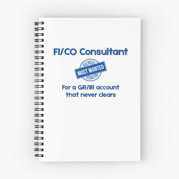Item preview, FI/CO Consultant Most Wanted - Funny SAP Gift designed and sold by HypercareClub.