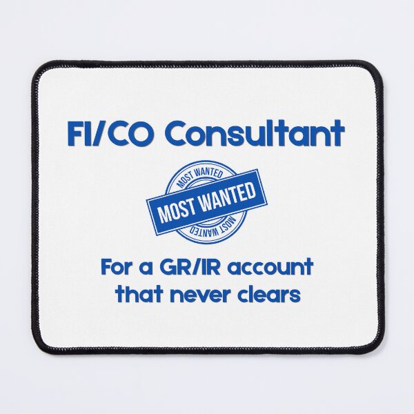 Item preview, FI/CO Consultant Most Wanted - Funny SAP Gift designed and sold by HypercareClub.