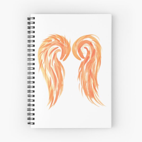 Artikelvorschau, Engelsflügel, Angelwings, Orange entworfen und verkauft von Anke‘s Bazaar.