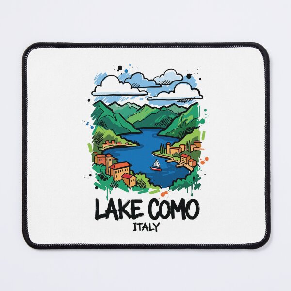 Item preview, Lake Como Italy Scenic Villa Art Print designed and sold by Merch by Das Design Studio.