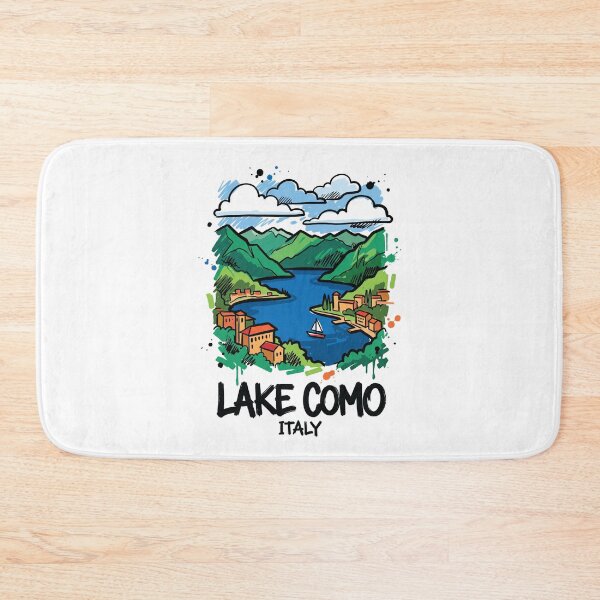 Item preview, Lake Como Italy Scenic Villa Art Print designed and sold by Merch by Das Design Studio.