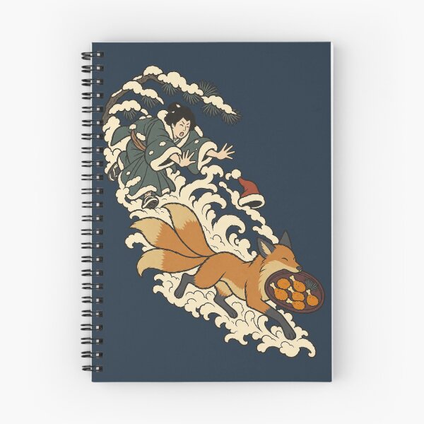 Item preview, Fox Steals Christmas Dinner — Funny Japanese Christmas | Ukiyo-e Woodblock designed and sold by Planthem.
