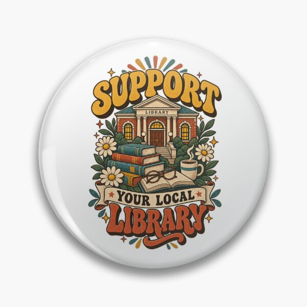 Item preview, Support your local library designed and sold by HandicraftArt.