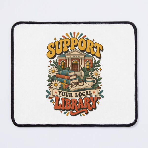 Item preview, Support your local library designed and sold by HandicraftArt.
