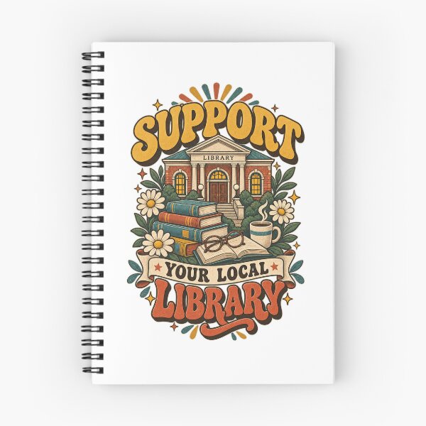 Item preview, Support your local library designed and sold by HandicraftArt.