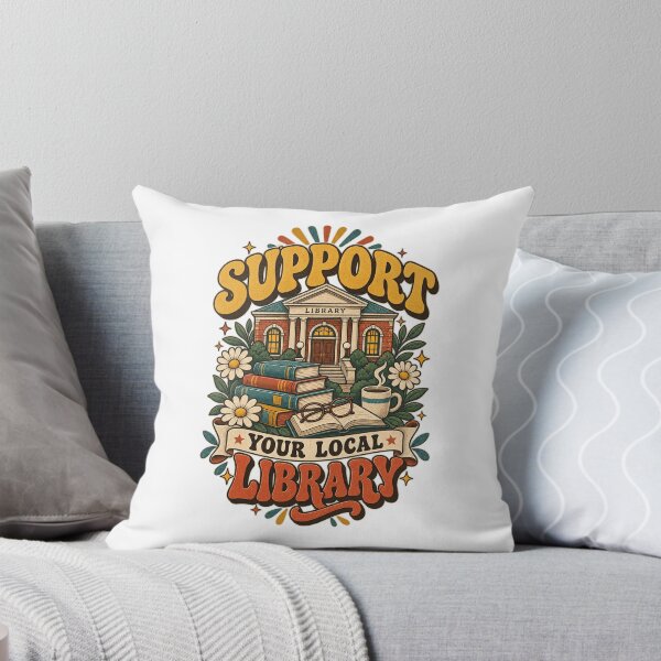 Item preview, Support your local library designed and sold by HandicraftArt.