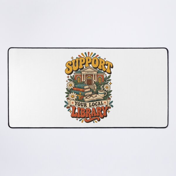 Item preview, Support your local library designed and sold by HandicraftArt.