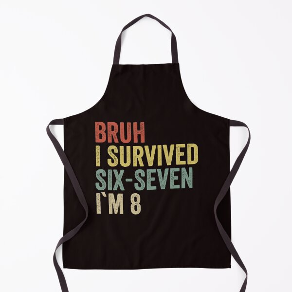 Item preview, Funny 8th Birthday Bruh Six Seven Meme designed and sold by ImeldaSparks.