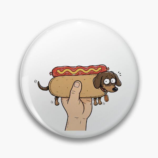 Item preview, Funny Hot Dog Wiener Dog Meme designed and sold by MonkiFlipp.