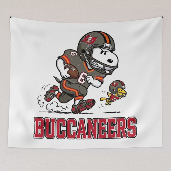 Item preview, Snoopy And Woodstock Tampa Bay Football Action Fan designed and sold by DamianRoy88.