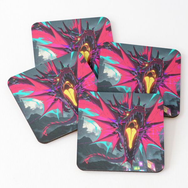 Item preview, Cyber Crimson Flight in the Neon Night designed and sold by SabaMirzique.