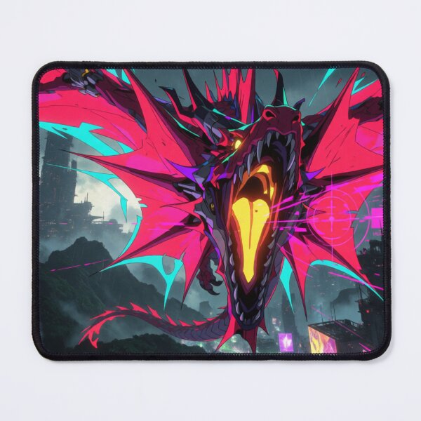 Item preview, Cyber Crimson Flight in the Neon Night designed and sold by SabaMirzique.