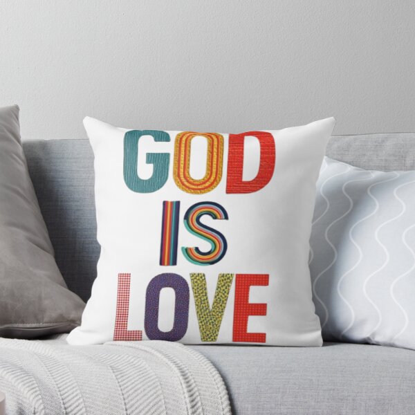 Item preview, Colorful God Is Love Typographic Art - Christian Faith Quote designed and sold by louda02.