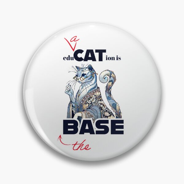 Item preview, The Dean of Feline Epistemology: Education Is the Base Print designed and sold by FreiherrPK.