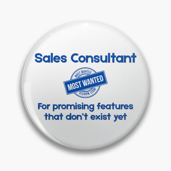 Item preview, Sales Consultant Most Wanted - Funny SAP Gift designed and sold by HypercareClub.