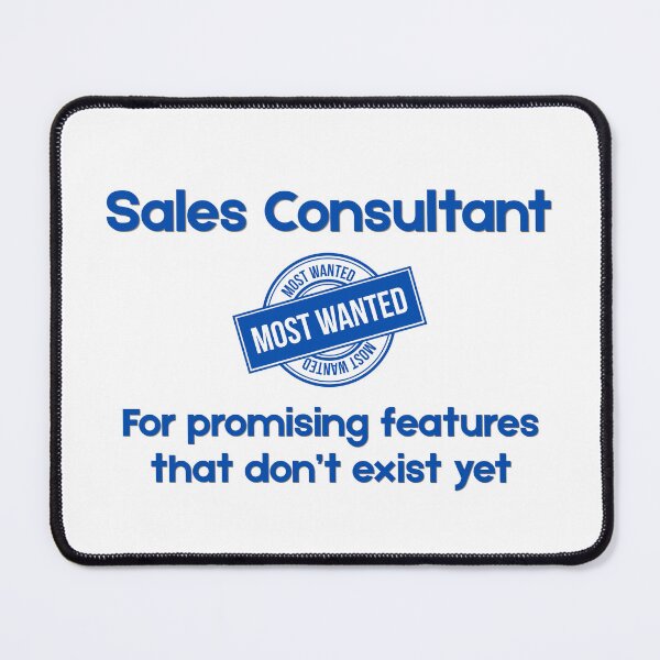 Item preview, Sales Consultant Most Wanted - Funny SAP Gift designed and sold by HypercareClub.