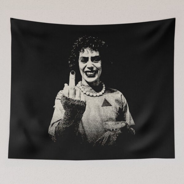 Item preview, Tim Curry Frank-N-Furter Middle Finger Vintage Horror designed and sold by HeidyHowes.