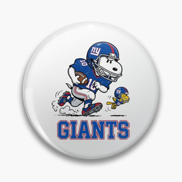 Item preview, Snoopy And Woodstock New York Football Action Fan designed and sold by DamianRoy88.