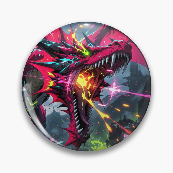 Item preview, Cyber Crimson Flight in the Neon Night (V2) designed and sold by SabaMirzique.