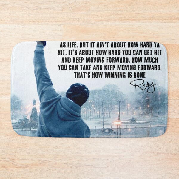 Item preview, Poster Iconic Scene Rocky - Motivational Inspiration designed and sold by nicholaswaldrop.