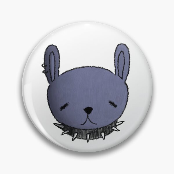 Item preview, Goth Bunny Pastel Grunge Spiked Collar Art designed and sold by BitDoodle.
