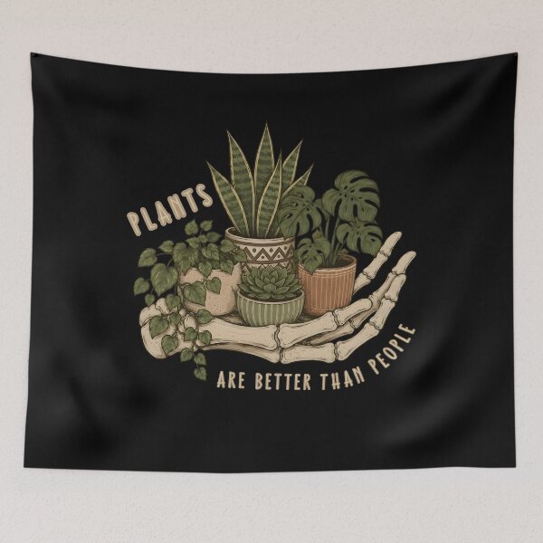 Item preview, Funny Plant Lover Skeleton Hand Houseplant Botanical Introvert Graphic designed and sold by ChristiPeta.