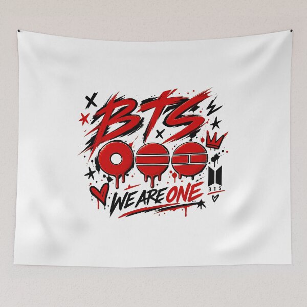 Item preview, Kpop Fan 'We Are One' Graffiti Style  designed and sold by BenjaminK87727.