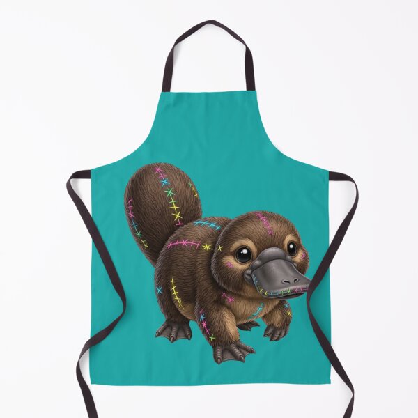 Item preview, Neon Stitch Platypus: The Wildest Plush You'll Ever Patch designed and sold by MK-WOOD.