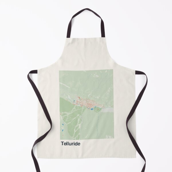 Item preview, Telluride Minimalistic Map Art designed and sold by MapsNerd.