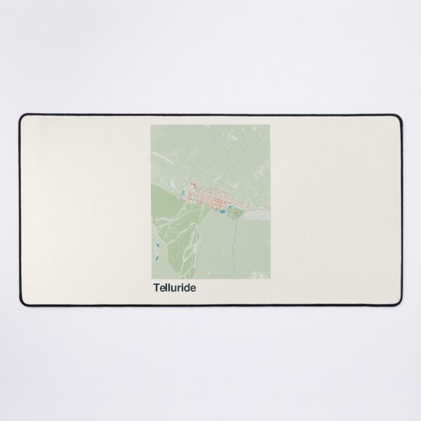 Item preview, Telluride Minimalistic Map Art designed and sold by MapsNerd.