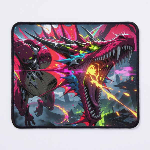 Item preview, Cyber Crimson Flight in the Neon Night (V3) designed and sold by SabaMirzique.