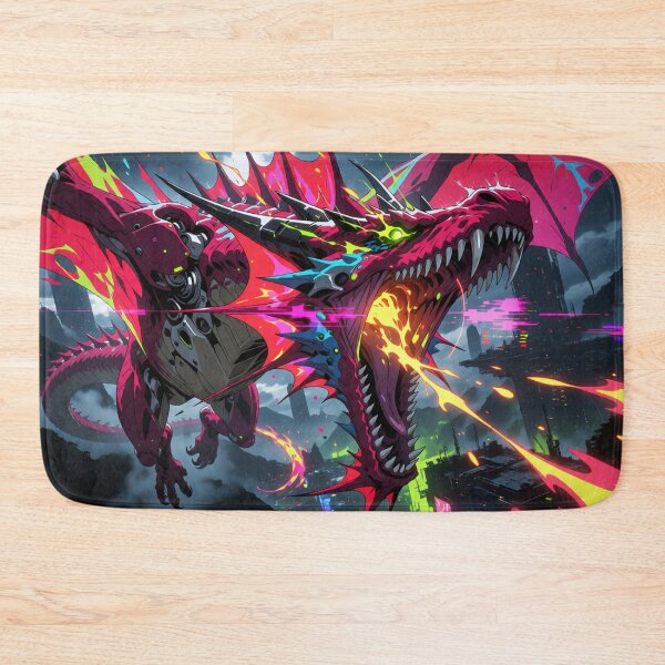Item preview, Cyber Crimson Flight in the Neon Night (V3) designed and sold by SabaMirzique.