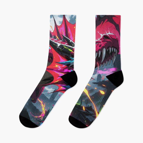 Item preview, Cyber Crimson Flight in the Neon Night (V3) designed and sold by SabaMirzique.