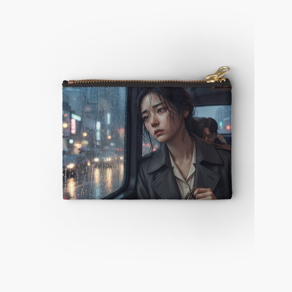 Item preview, Rainy Friday Evening Bus Ride in Seoul: Moody Commute Aesthetic, Lo-Fi City Rain  designed and sold by SOOstudio73.
