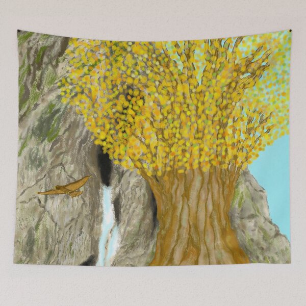 Item preview, A unique big tree in autumn designed and sold by greenPQBstudio.