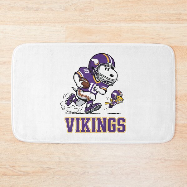 Item preview, Snoopy And Woodstock Minnesota Football Action Fan designed and sold by DamianRoy88.